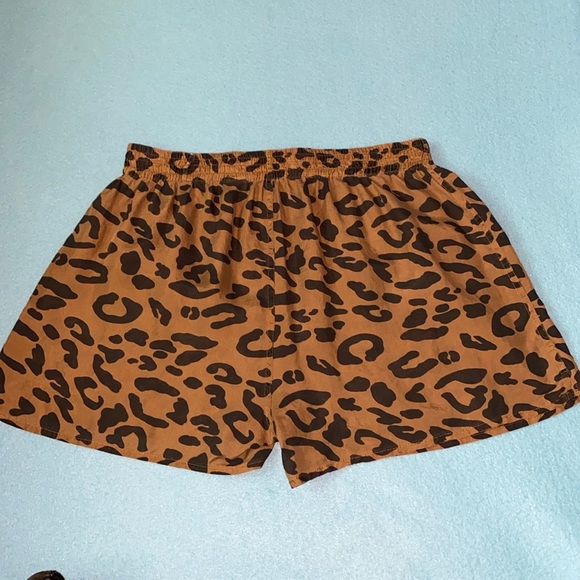 PERRY ELLIS silk cheetah print boxers button fly elastic waistband comfy size S - Picture 10 of 10